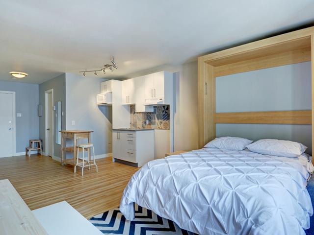 Loft studio entièrement meublé à louer Vieux Québec décembre 2026