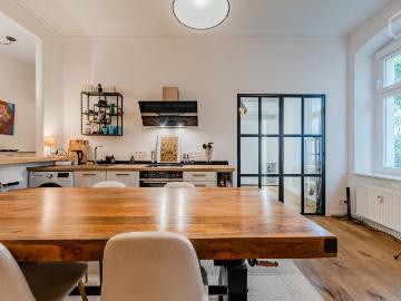 Loft style flat near Prenzlauer Berg & Lake Weißensee, move in ready, free parking, bicycles, Berlin Amsterdam Apartments for Rent