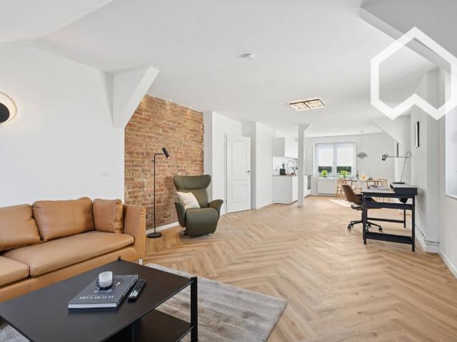 LOFT 2 room flat on the rooftop of an historic monument in Altglienicke, Berlin Amsterdam Apartments for Rent