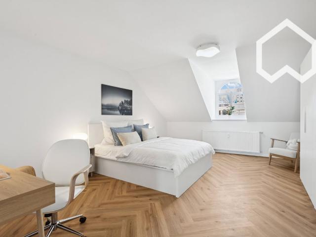 LOFT 2 room flat on the rooftop of an historic monument in Altglienicke, Berlin Amsterdam Apartments for Rent