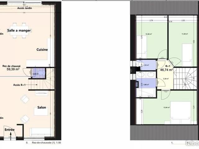 Loft 4 pièces 103 m²