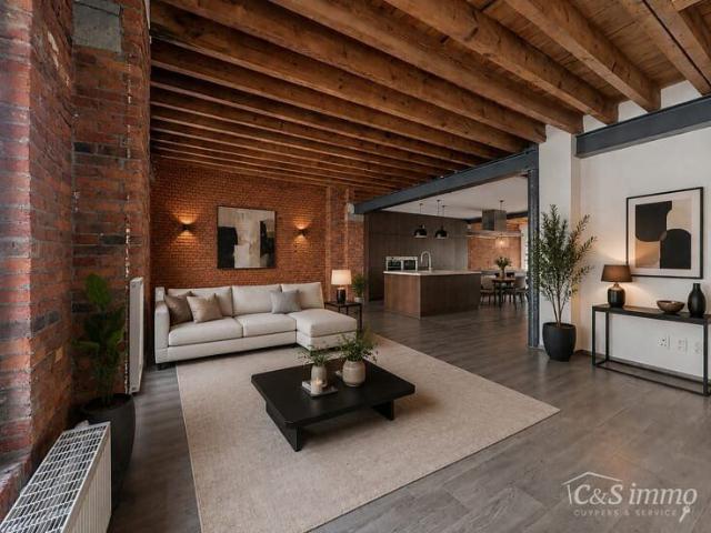 Loftappartement 148 m² met twee terrassen op het Eilandje