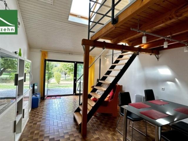 Loftartiges Reihenhaus in der Natur im Pusztawohnpark in 7091 Breitenbrunn, 10min vom Neusiedlersee, inkl. Stellplatz