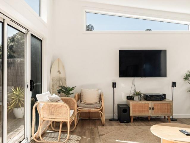 Lofted ceilings, spacious open plan living, private outdoor entertaining and low maintenance design