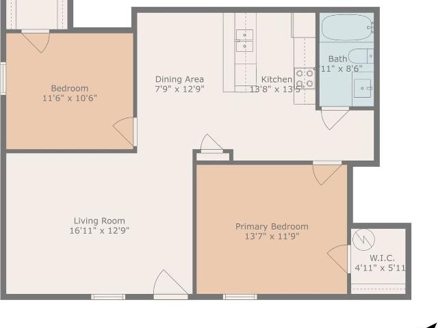Lofts on Park 2 Bedroom Apartment for Rent at 3600 Kinkead Ave, Fort Smith, AR 72903