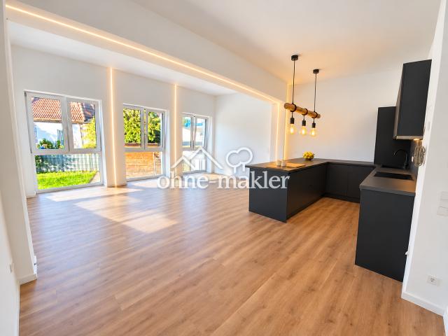 Loftwohnung 2,5 Zimmer ZENTRUM Neugablonz | Energiehaus | Küche + Stellplatz