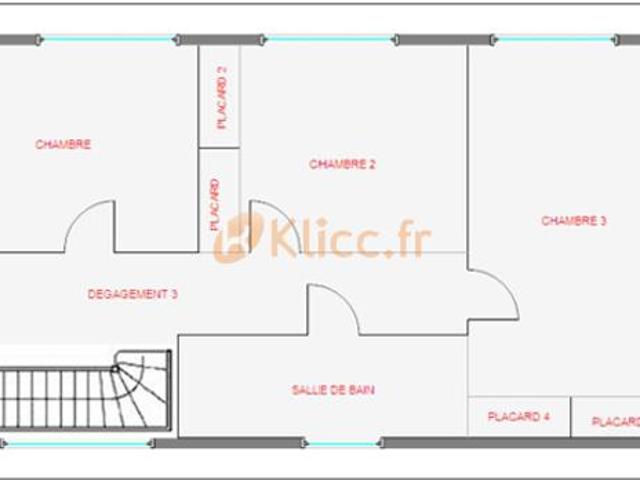 Logement 105m2 avec 3 chambres et local de 70m2 à aménager