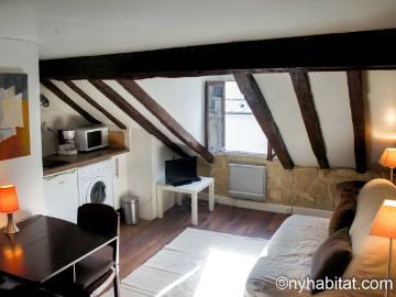 Logement à Paris, Location meublée Studio T1 Sentier PA 3047
