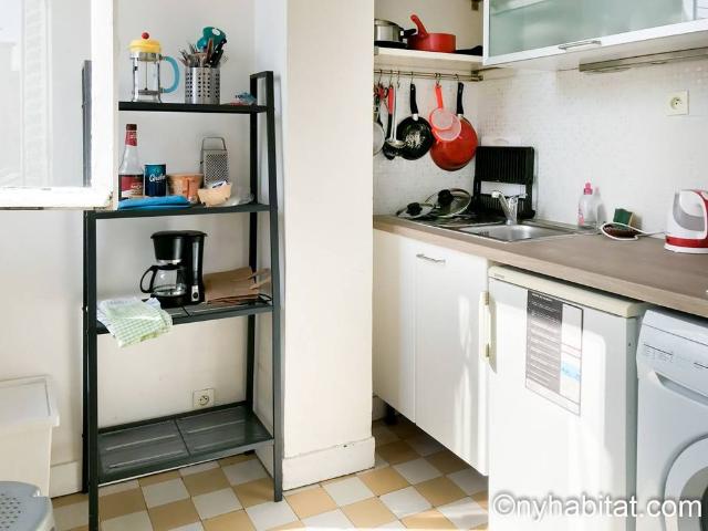 Logement à Paris, Location meublée Studio T1 Sentier PA 3553