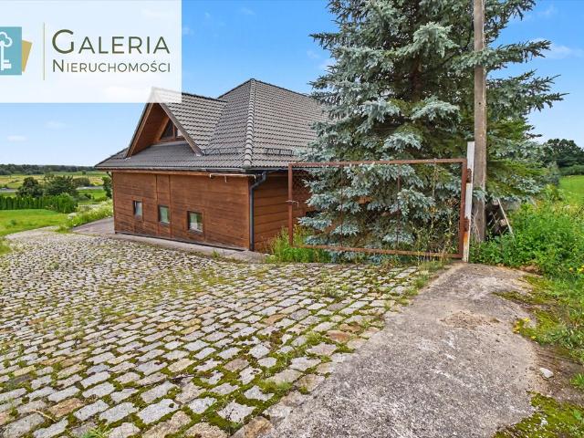 Lokal użytkowy 400 m² w Komorowie Żuławskim widok na jezioro Drużno