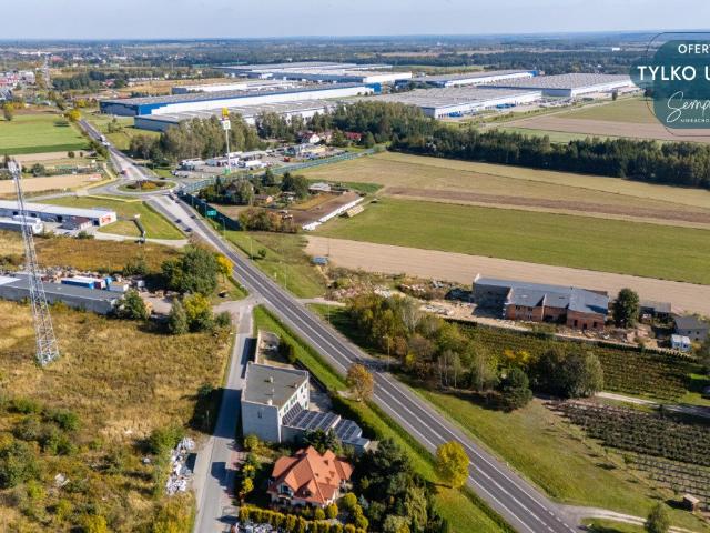 Lokal użytkowy 597 m² działka przy DK14 i A2
