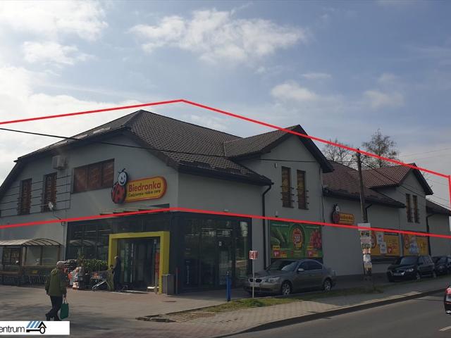 Lokal użytkowy 660 m² przy Biedronce parking, klimatyzacja