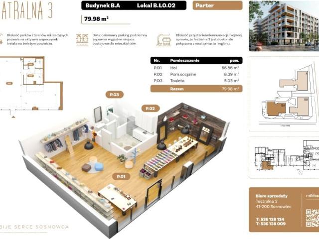 Lokal użytkowy 57,2m²