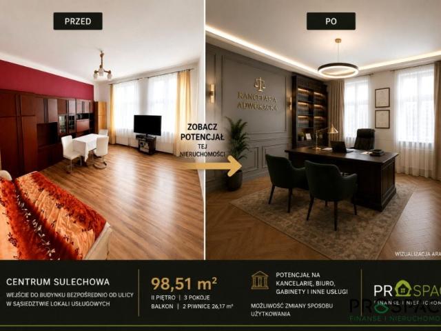 Lokal użytkowy 98,51 m², Sulechów