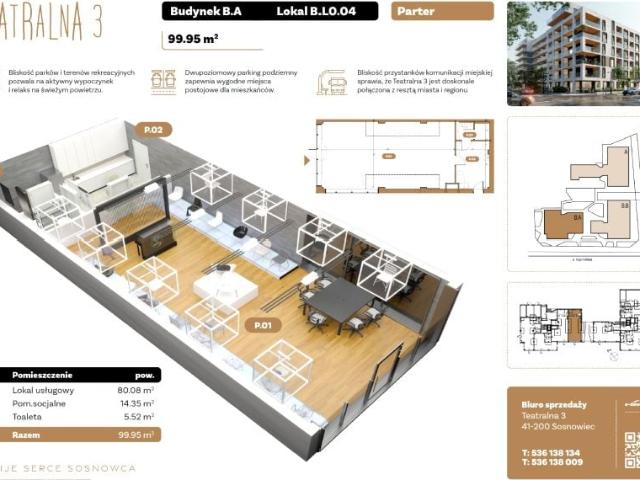 Lokal użytkowy 100m²