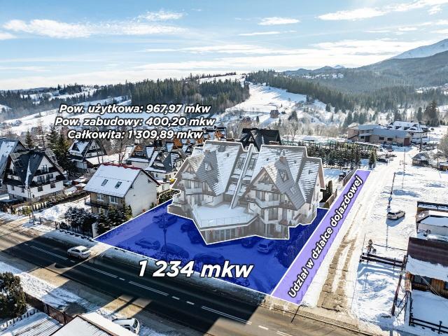 Lokal użytkowy, Zakopane, Oberconiówka, 1309.89 m², sprzedam lokal użytkowy