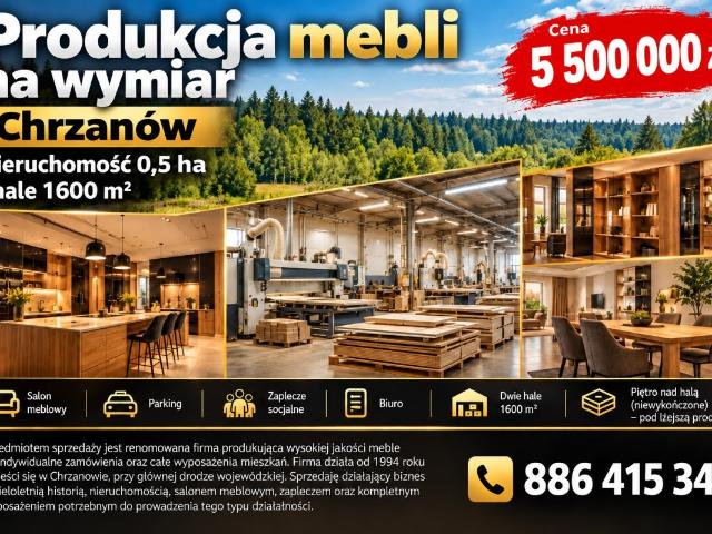 Lokal użytkowy, Chrzanów, 1600.00 m², sprzedam lokal użytkowy