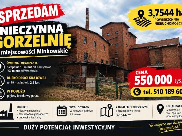 Lokal użytkowy, Domaszowice, 11200.00 m², sprzedam lokal użytkowy