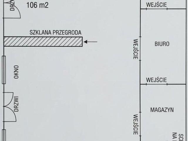 Wynajmę przestronny lokal usługowy 212 m² przy Trakcie św. Wojciecha