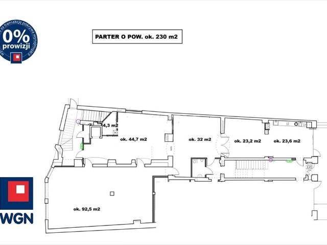 Lokal usługowy 230 m2 w centrum Chrzanowa z witrynami