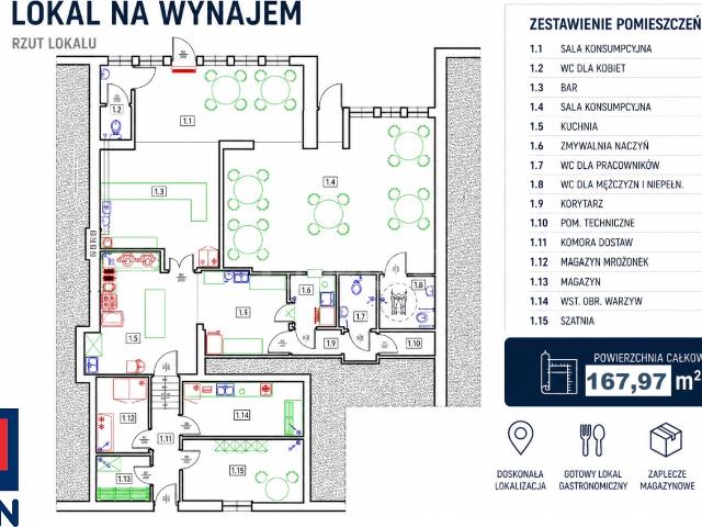 Lokal wynajmę, Kwidzyn, Zatorze II, Zatorze II, 167 m2, cena: 8 000 zł