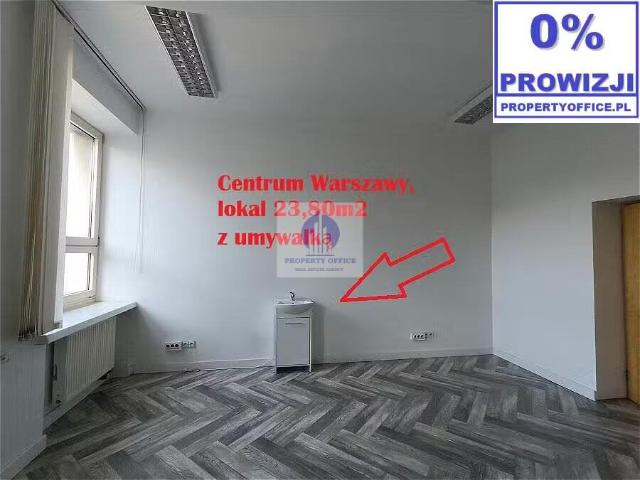 Lokal biurowo usługowy 23,80 m2 w centrum Warszawy