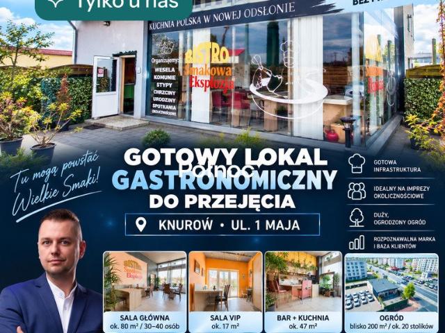 Lokal gastronomiczny 156 m² w Knurowie polecam