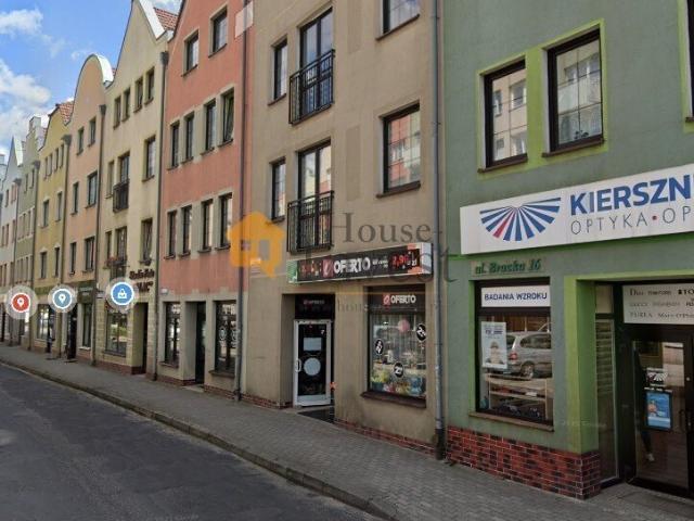 Lokal handlowy w centrum Żagania, 83,5 m², witryny