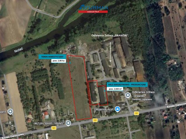 Lokal sprzedam, Drawski Młyn, Drawsko, 2652 m2, cena: 4 815 000 zł
