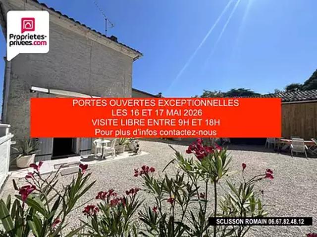 Lorignac 17240 Achat / Vente maison 4 pièces t4 jardin