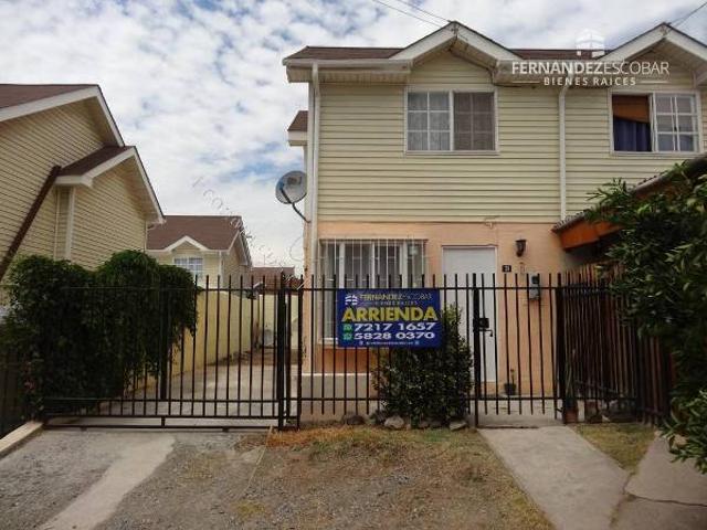 LOS ANDES ARRIENDO CASA 3D 2B VILLA TRASANDINO