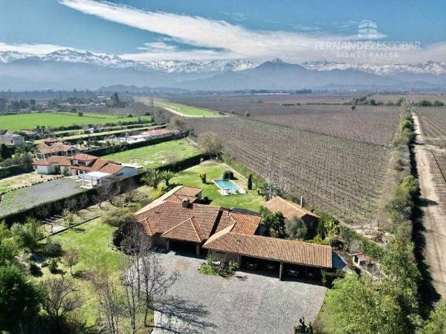 LOS ANDES ARRIENDO PARCELA CON CASA 4D 7B CALLE SUR