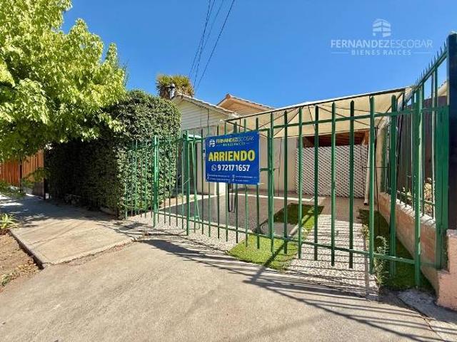 LOS ANDES ARRIENDA CASA 3D 2B 1E VILLA EL ENCUENTRO