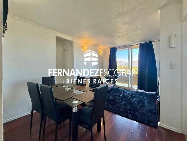 LOS ANDES ARRIENDA DEPTO AMOBLADO 3D 1B COND. SAN MARTIN