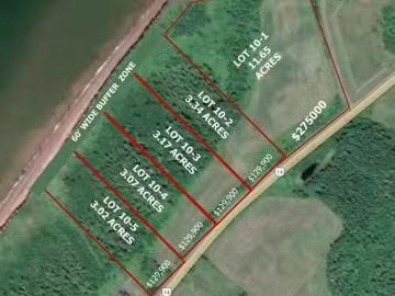 Lot 10 4 Route 14, Campbellton, PE, C0B 1E0 vacant land for.