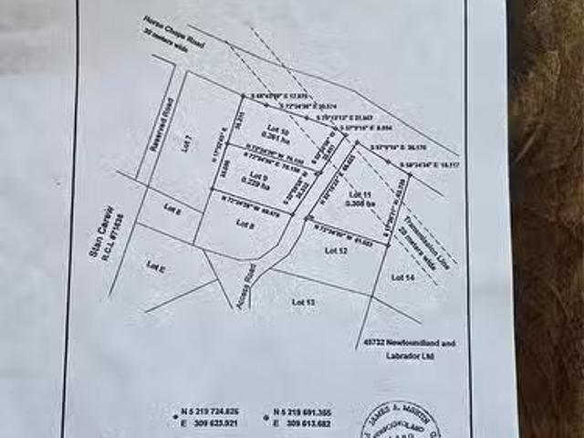 Lot 10 Horse Chops Road, Cape Broyle, NL, A0A 1P0 vacant lan.