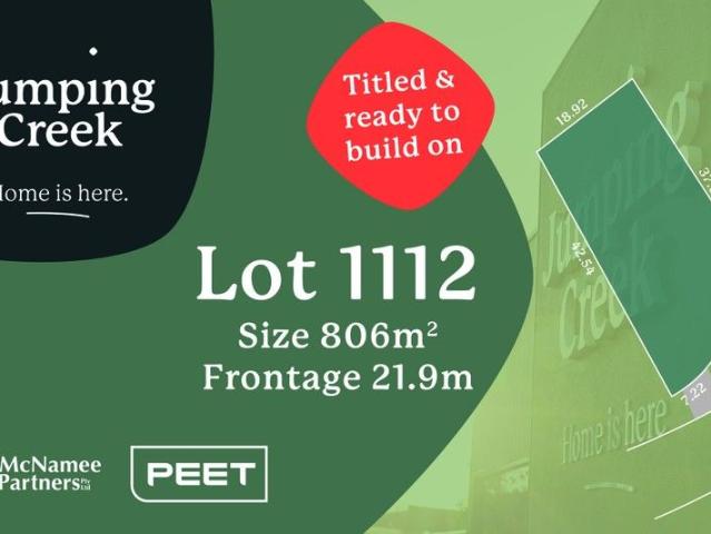 Lot 1112 Elevated Serenity in Creek View Release