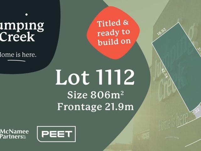 Lot 1112 Elevated Serenity in Creek View Release