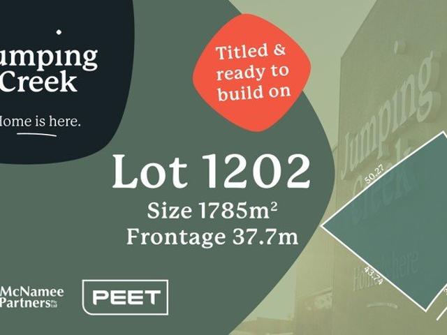 Lot 1202 Unique Opportunity with Natural Privacy