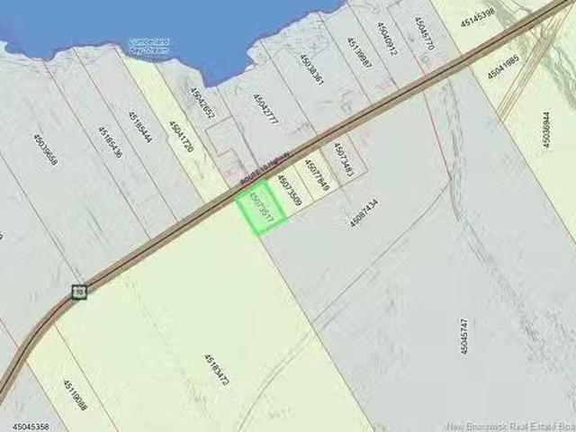 Lot 1 Route 10, Cumberland Bay, NB, E4A 3G1 vacant land for.