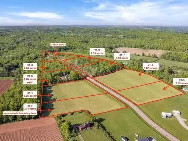 Lot 21 9 Skyview Lane, Argyle Shore, PE, C0A 1C0 vacant land.