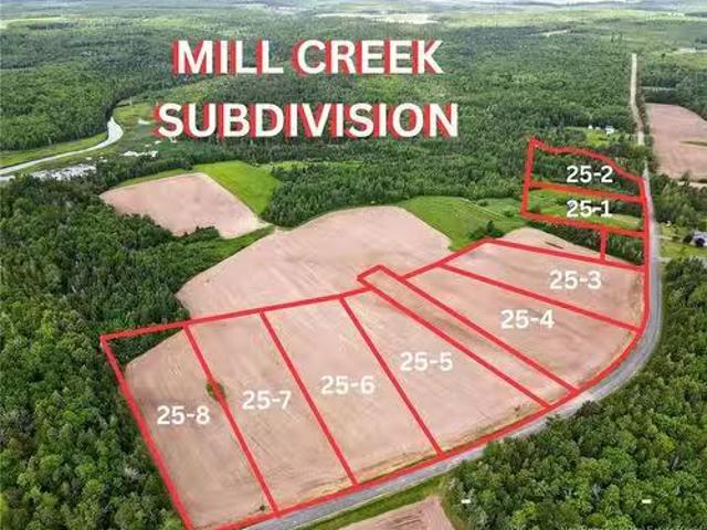 Lot 25 7 Mill Creek Rd, Bouctouche Cove, NB, E4S 4H5 vacant.