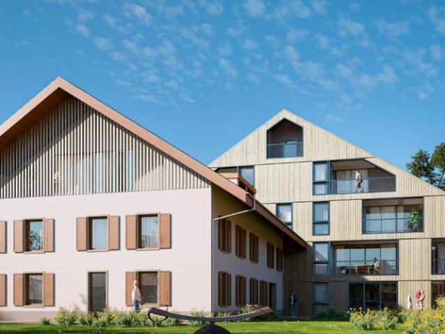 Lot 2 Eine seltene Erdgeschosswohnung im Herzen von Payerne 2,5 Zimmer mit Terrasse & Privatgarten