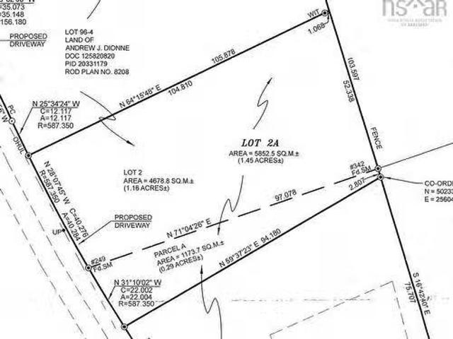 Lot 2A Lower Harmony Road, Harmony, NS, B6L 3V5 vacant land.