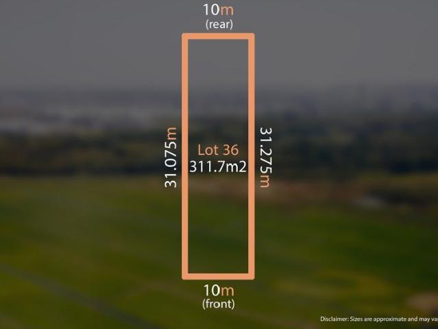 Lot 36 NORTHRISE Registration August 2026