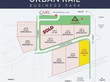 Lot 7 Railway Avenue, Grande Prairie, AB, T8W 0C7 vacant lan.