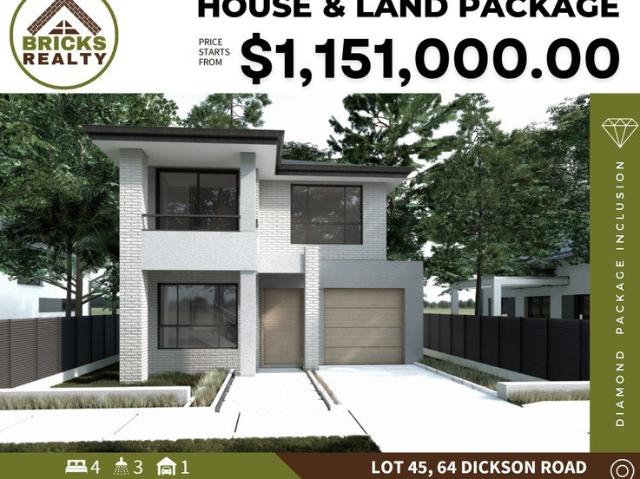 Lot 45 64 DICKSON ROAD HOME AND LAND PACKAGE Leppington