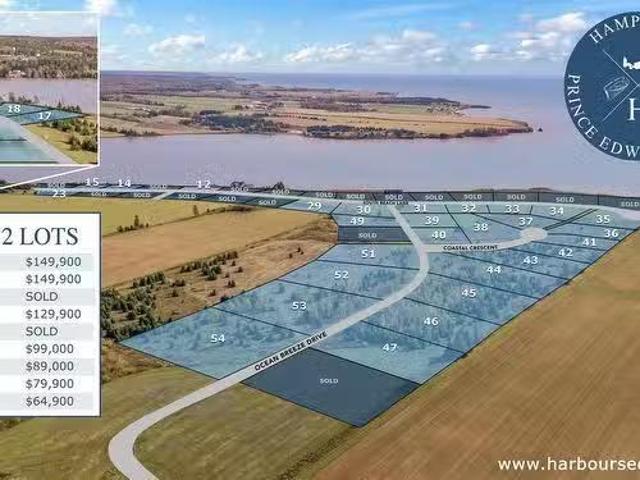 Lot 48 Ocean Breeze Drive, Hampton, PE, C0A 1C0 vacant land.