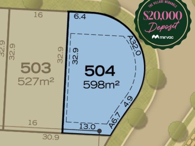 LOT 504 | Deposit with only $20,000