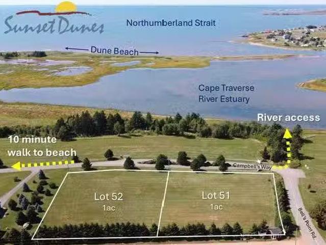 Lot 51 Campbells Way, Cape Traverse, PE, C0B 1X0 vacant land.